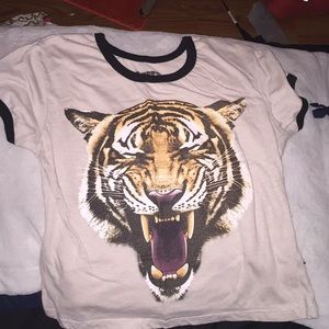 Tiger Cropped Tshirt